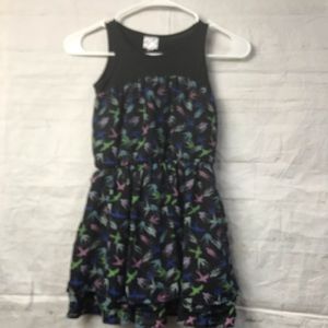 D-Signed Black Sleeveless Dress Sz Small Tiered